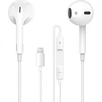 Apple Earbuds Wired, Lightning Headphone for iPhone Earphones with Built-in Microphone & Volume Control HiFi Stereo Compatible with iPhone 14/13/12/11/XR/XS/X/8/7/SE