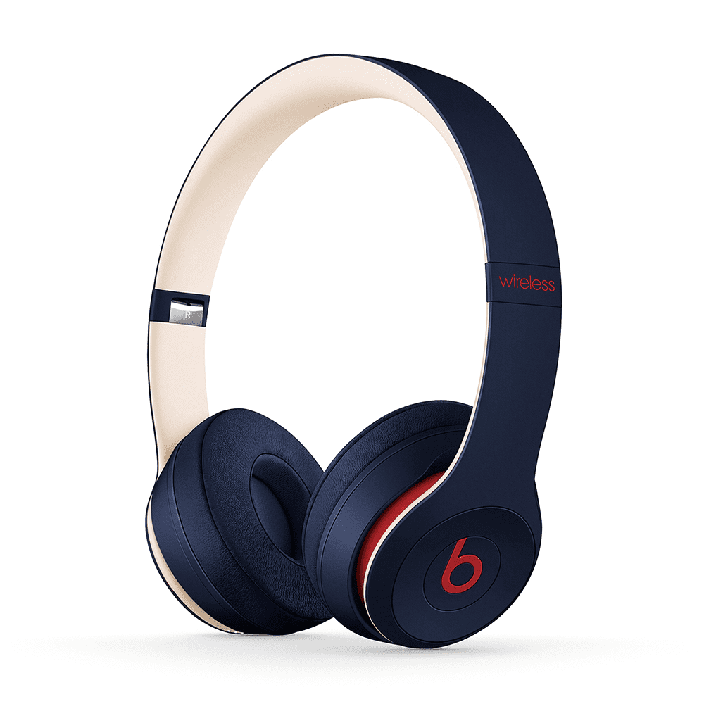 Restored Beats Solo3 Wireless On-Ear Headphones - Beats Club Collection - Club Navy - MV8W2LL/A (Refurbished)