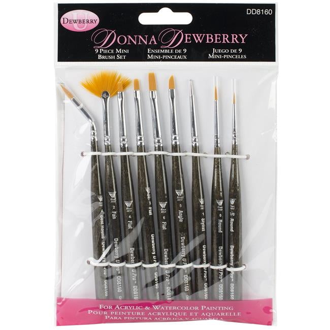 Donna Dewberry 9Piece Mini Brush Set