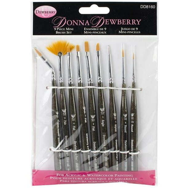 Donna Dewberry 9Piece Mini Brush Set