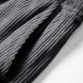 thumbnail image 6 of Yongwang Men's Corduroy Cargo Joggers Pants Drawstring Elastic Waist Pants Casual Tapered Pants with Pockets, 6 of 9