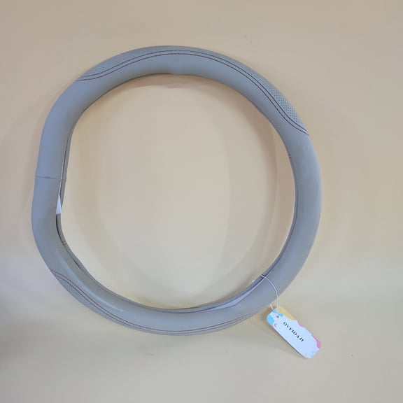 OVFIOAJI Covers for vehicle steering wheels Genuine Leather Steering Wheel Cover, Breathable and Anti-Slip Car Steering Wheel Cover, Comfortable Grip