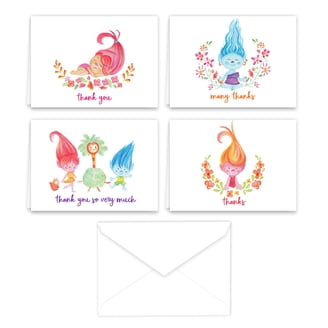 Paper Frenzy Lumberjack Thank You & Note Cards Set - 25 Cards & Kraft Envelopes, 5 Designs, 3.5x4.875 Inches