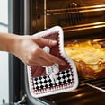 thumbnail image 3 of Fat Chef Pot Holders for Kitchen Heatproof Potholder, 4 Pack Red Gourmet Kitchen Red Black Buffalo Plaid Hot Pads Multipurpose Oven Pads Cloth Potholders Trivet for Cooking and Baking, 3 of 8