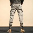 thumbnail image 4 of Pantalones para hombre, para senderismo al aire libre, pantalones cargo para hombre, ajustados, para motociclista, trekking, ropa de licra, holgados, de talla grande, de algodón, Y2k, nuevos, 4 of 4