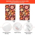 thumbnail image 4 of Rod-Free Courtyard Decorative Flag 12x18in Thick Fabric Four Seasons Universal Durable Not Easy To Fade Disassembly Convenient Retro Groovy Flowers Pattern (10), 4 of 8