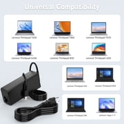Lenovo 65W AC Power Adapter USB Square Tip Charger for ThinkPad Laptop