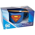 thumbnail image 3 of Superman 860925 Superman Logo Ramen Bowl with Chopsticks, Blue, 3 of 3