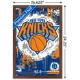 thumbnail image 3 of NBA New York Knicks - Maximalist Logo 23 Wall Poster, 14.725" x 22.375" Framed, 3 of 5