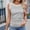 *Gray, variant on ClodeEU Women's Spring Summer Striped Ribbed Knit Tank Top,Casual Cute T Shirt Tank White,Womens Plus L