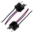 thumbnail image 3 of 2x 9003 H4 enchufe de bombilla adaptador macho conector cola de cerdo para faro antiniebla, 3 of 5