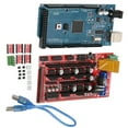 thumbnail image 4 of Expansión A4988 Controlador de motor Paso A Paso, Controlador del motor Paso A Paso del Cable USB Con Disipador Térmico, Proncico para Mega 2560 R3 CH340 3D Informora Conjunte Conjunto, 4 of 7