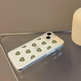 thumbnail image 6 of Cute Green Love Heart Happy Soft Phone Case Compatible with iPhone Case (Gray,iPhone 14 Pro Max), 6 of 7