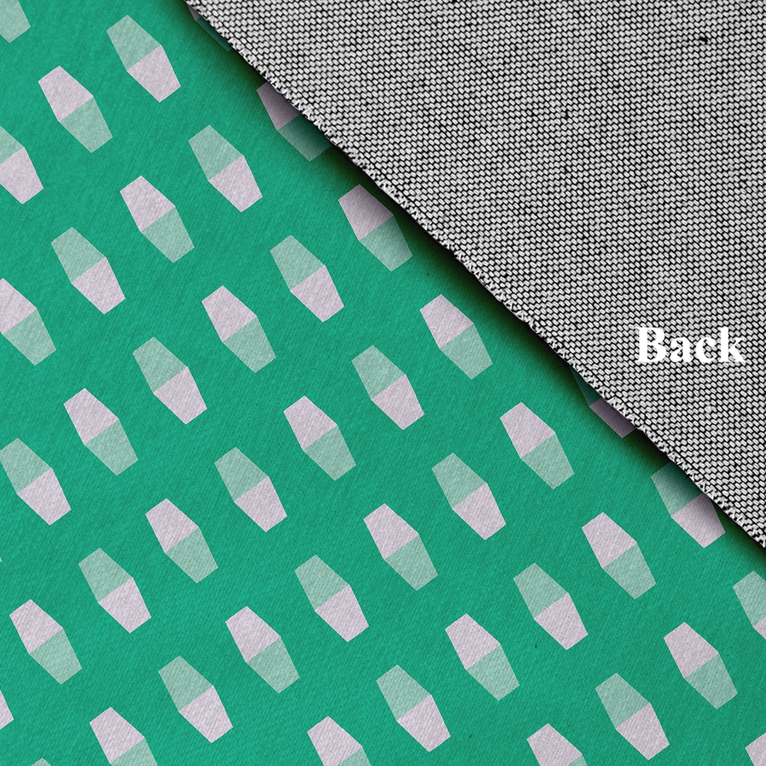 Simply Daisy 2' x 3' Kelly Green Bowling Pins Rug