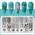 thumbnail image 2 of Valentine's Day Stamping Plate Heart Pattern Nail Art Board Template Stainless Steel Nail Design Printing Stencil Image Plate, 2 of 5