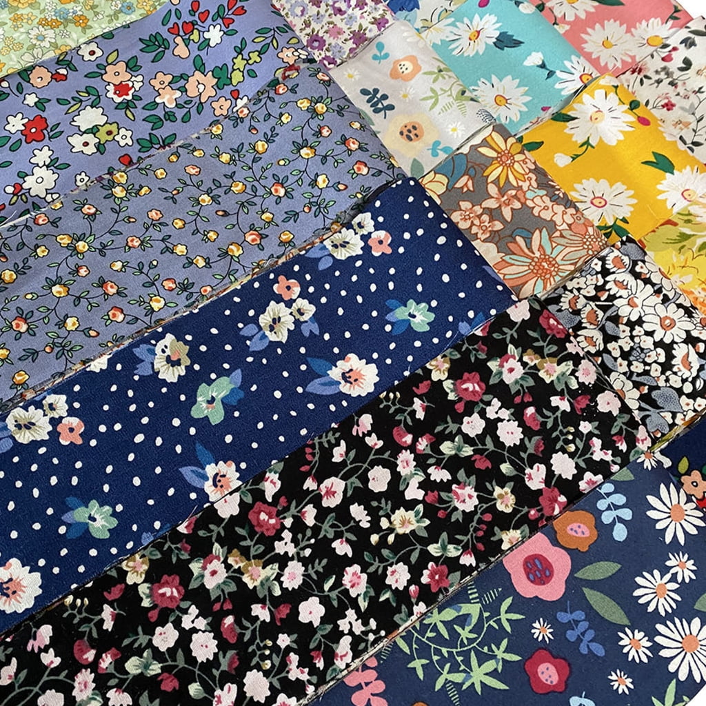 Cotton Fabric Quilting Strips for Blanket Rug Upholstery Patchwork Purse Making