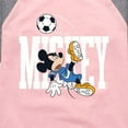 thumbnail image 3 of Mickey & Friends - Mickey Soccer - Toddler And Youth Girls Raglan Graphic T-Shirt, 3 of 4