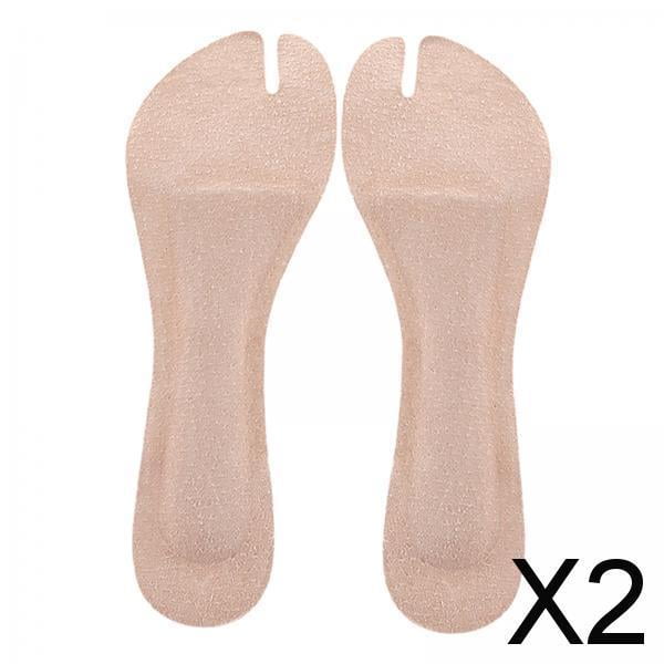 Plantillas para ,Plantillas acolchadas para dedos de los pies con soporte para el arco,Almohadillas para sandalias Plantillas para zapatos con respaldo adhesivo,Plantillas de cuero PU