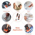 thumbnail image 1 of Boreal Craft Serrated 6 2 Pack Scraper Set With Additional 10 And 20 Metal Scraping Tips Versatile Scraping Tool For Gum Removal Cooktop Cleaning Wallpaper Stripping, 1 of 7