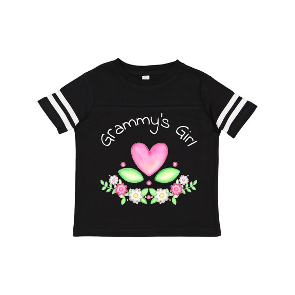 Inktastic Grammy's Girl Heart Flowers Girls Toddler T-Shirt