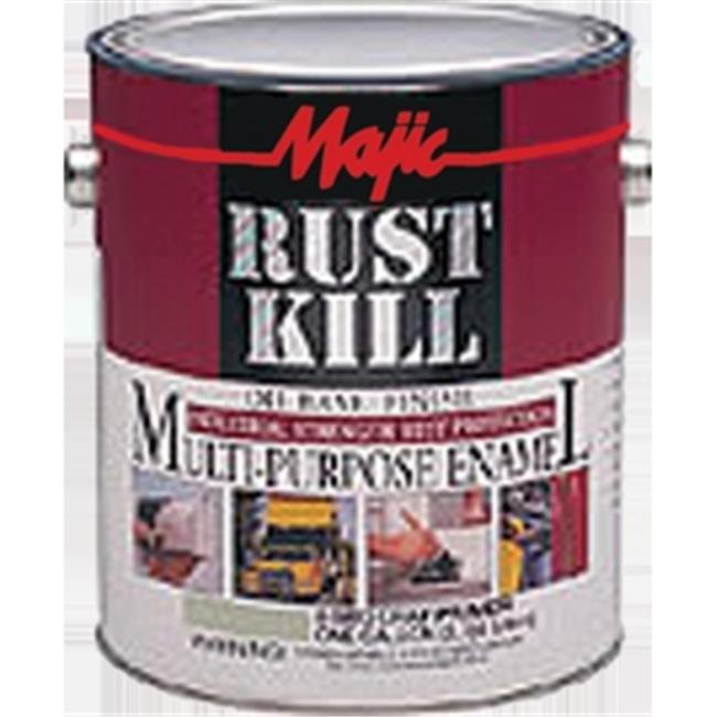 Majic Paints 857984 0.5 Pint Red Oxide Primer Rust kill Enamel