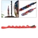 thumbnail image 3 of Cuerda de margarita con correas fuertes y bucle para escalada en roca, cordón de nailon para margaritas Rojo, 3 of 9
