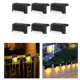 thumbnail image 4 of Lámpara de calle solar de la luz de la cubierta para el césped/el de entrada/la //el jardín 6 piezas-blanco cálido kusrkot Lámpara de pared para patio al aire libre, 4 of 8