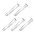thumbnail image 5 of Pasadores de clevis de un solo agujero - 10mm x 60mm Cabeza plana de acero inoxidable 304 Pin de bisagra 5 Pcs, 5 of 5