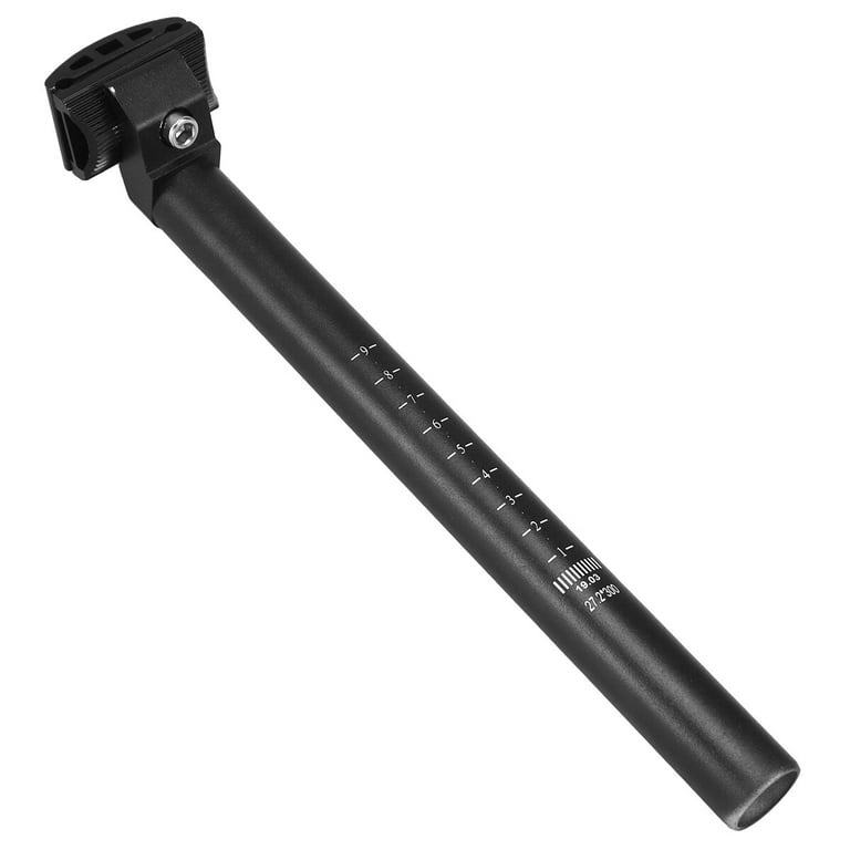 Seat Post Alluminium Alloy Bike Replacement Extra Long Seatpost Suitable for Most Mountain Bike Road Bike MTB BMX Black