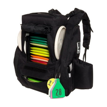 Pro Stick Bag - Fusion Pro 25 Disc Capacity Disc Golf Frisbee Backpack Bag w/ Built-In Seat