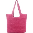 thumbnail image 3 of Straw Shoulder Bag for Women, Hand-Woven Tote Bag Summer Beach Bag Rattan Handbag,Boho Bag, 3 of 8
