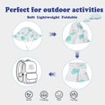 thumbnail image 4 of CAILDANL Baby Sun Hat UPF 50+ Bucket Hat with Cute Bow for Girls 0-5 Years 1 Pack 2 Pack, 4 of 8