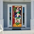 thumbnail image 4 of TAIAOJING Christmas Door Cover Decoration Tapestry Holiday Party Door Curtain Tapestry Door Cover Santa Decoration, 4 of 5