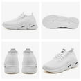 thumbnail image 7 of HOBIBEAR Walking Sneakers Women Arch Support Workout Shoes Lace Up Tennis Sneakers White US 6, 7 of 7