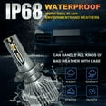 thumbnail image 6 of For Hyundai Veloster 2012-2015 2016 2017 4pcs Bright H7 LED Headlight High Low Beam Bulbs White, 6 of 12