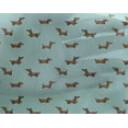 thumbnail image 4 of oneOone Georgette Viscose Fabric Dachshund Dog Print Fabric BTY 42 Inch Wide, 4 of 4