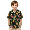 thumbnail image 7 of OGLCCG Boy's Hawaiian Shirt Tropical Casual Summer Beach Shirt with Pocket Short Sleeve Casual Button Down Tops for Youth Kids 2-15 Years, 7 of 7