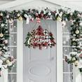 thumbnail image 2 of Naiovety Letreros navideños para puertas: Placas festivas de madera para pared. Letreros navideños. Ideales para tiendas, salas de estar, Kits de decoración para fiestas, 2 of 6