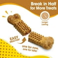 thumbnail image 3 of Nylabone Nubz Peanut Butter Dog Chew Treats Large - 30+ lbs. (15 Count), 3 of 11