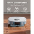 thumbnail image 3 of eufy X10 Pro Omni Robot Vacuum and Mop with 8,000 Pa Suction, Dual Mops with 12 mm Auto-Lift and Carpet Detection, AI Obstacle Avoidance, Auto Mop Washing, Auto Drying, Self-Emptying, White, 3 of 7