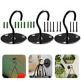 Voiceine 3pcs Flower Stand Hooks Wall Mount Lanterns Hangers Ceiling
