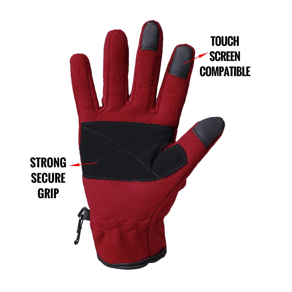 Bicycle Sports Windproof Cycling Warm Full Finger Glove by Generic
