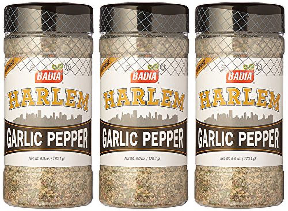 Badia Harlem Garlic Pepper 6 oz Pack of 3