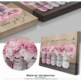thumbnail image 3 of Inspirational Canvas Wall Art Encouraging Bible Verses On Cute Marson Jars With Hummingbird God Says You Are For Home Office Apartment Room Decor Flowers Wall Decoration 12x16 Inch (Pink), 3 of 6