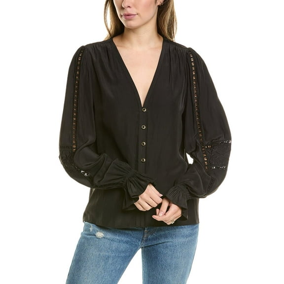 Ramy Brook womens  Hava Top, s, Black