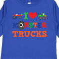 thumbnail image 4 of Inktastic I Love Trucks Boys or Girls Long Sleeve Toddler T-Shirt, 4 of 5