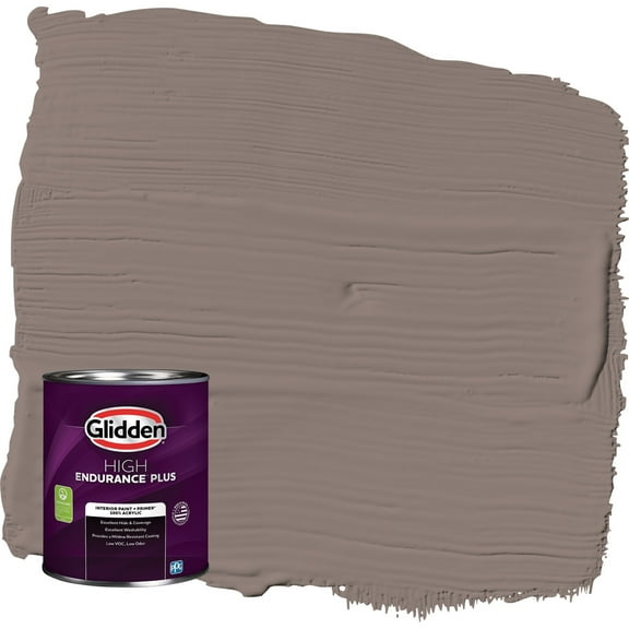 Glidden HEP Cinnamon Toast / Brown Eggshell Interior Paint with Primer, 1 Quart