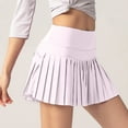 thumbnail image 4 of TMOYZQ Womens Pleated Tennis Skirt with Shorts High Waisted Golf Skort Mini Skirt Workout Skirt Athletic Skorts, 4 of 5