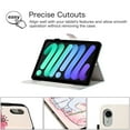 thumbnail image 4 of Allytech iPad mini 6 Case, iPad mini 6 8.3-Inch Case, PU Leather Multi Angle Stand Smart Cove with Auto Sleep Wake Pencil Holder Shockproof Protective Case for Apple iPad mini 6th Gen, Elephant Flower, 4 of 5