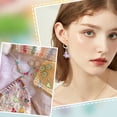 thumbnail image 5 of 1 Box 28Pcs 4 Colors Crochet Hook Size Stitch Markers Butterfly Charms with Lobster Clasp Bulk Colorful Alloy Enamel Butterflies Insect Knit Marker, 5 of 6